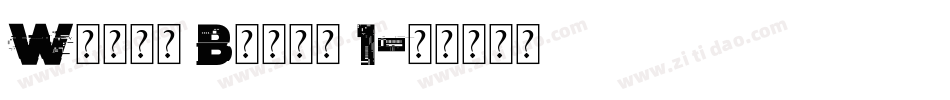 Wrong Board 1字体转换